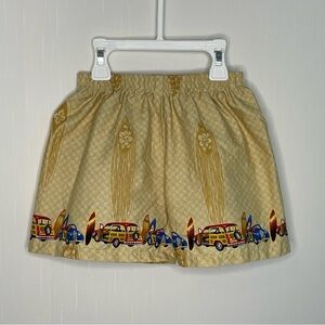 Hawaiian Kids Long Board Surf Shorts Made In Hawaii Cotton Size 6 Vintage